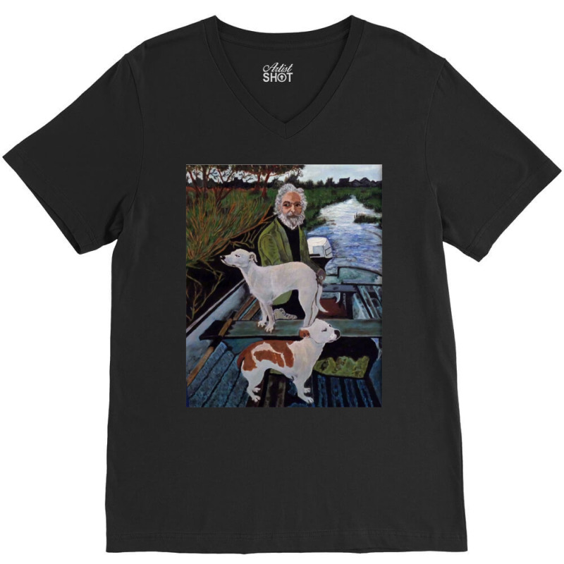 Goodfellas Painting Dogs V-neck Tee | Artistshot