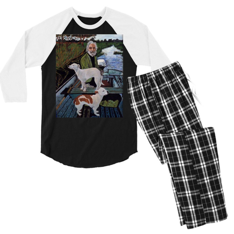 Goodfellas Painting Dogs Men's 3/4 Sleeve Pajama Set | Artistshot