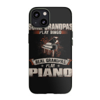 Mens Some Grandpas Play Bingo Real Grandpas Play Piano Iphone 13 Case | Artistshot