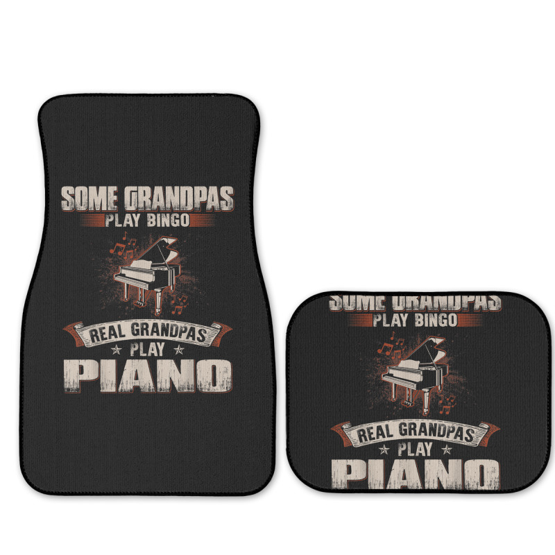 Mens Some Grandpas Play Bingo Real Grandpas Play Piano Full Set Car Mats | Artistshot