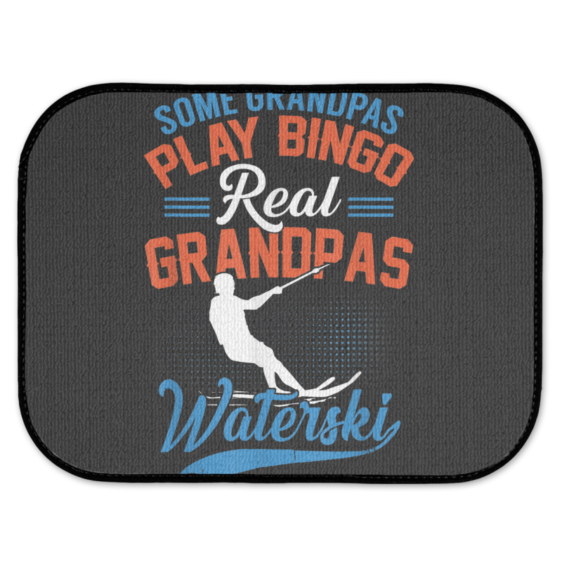 Mens Some Grandpas Play Bingo Real Grandpas Waterski Rear Car Mat | Artistshot