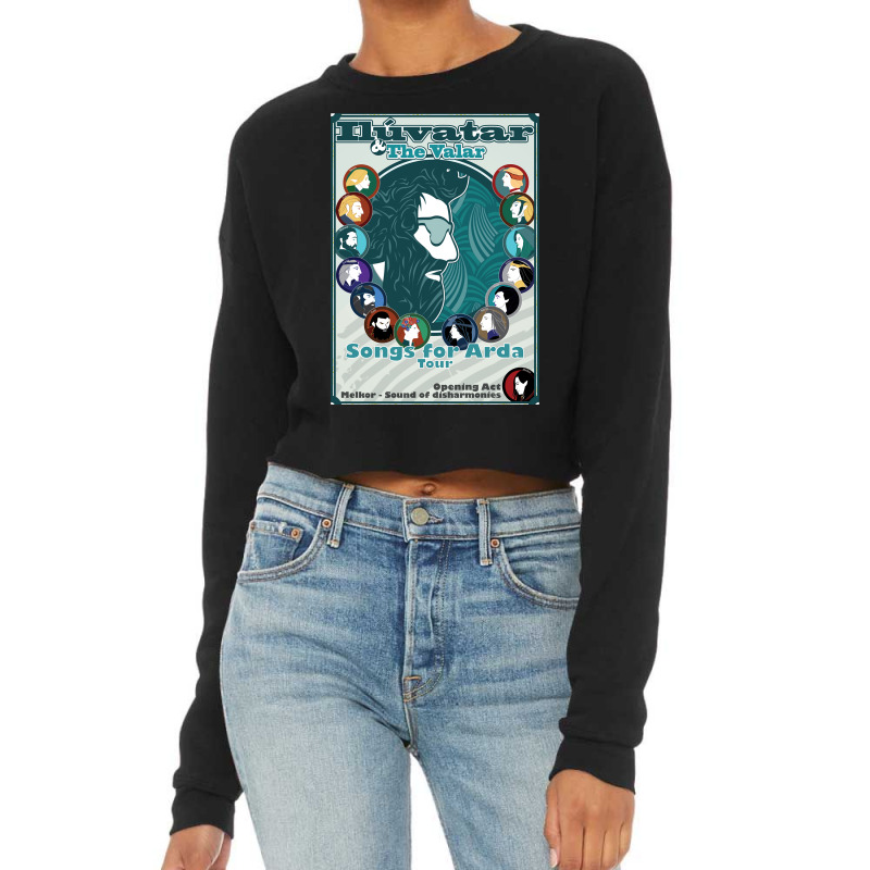 Limited Edition Iluvatar & The Valar Cropped Sweater by Hugo Flowers | Artistshot