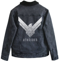 Atreides (gradient) Unisex Sherpa-lined Denim Jacket | Artistshot