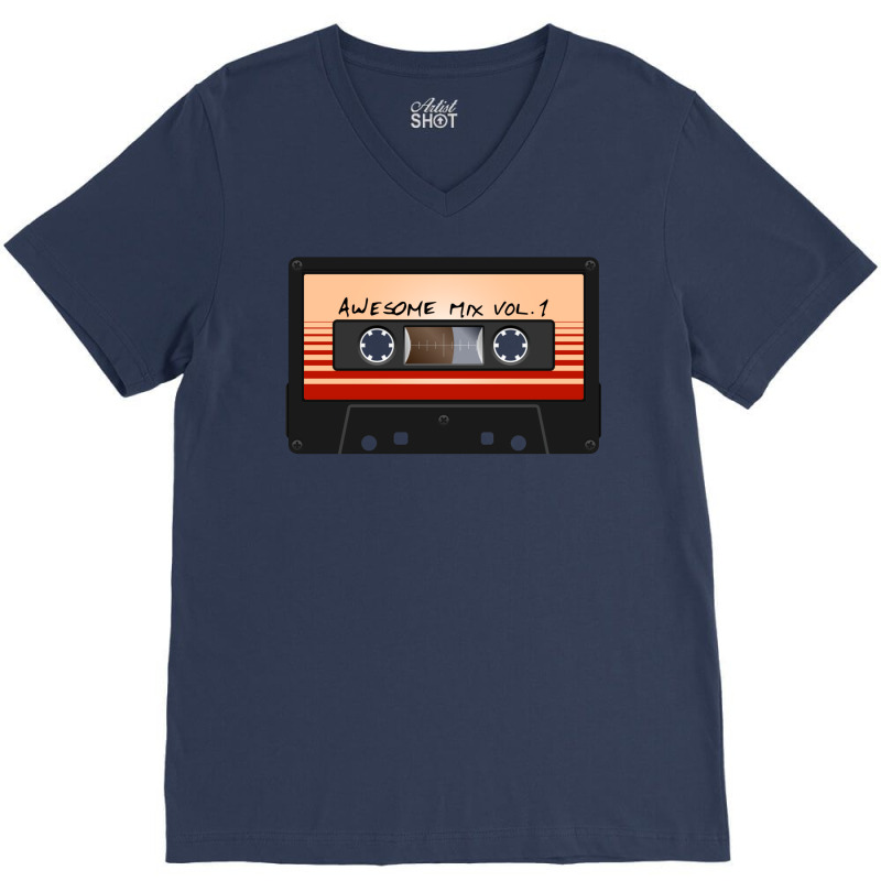 Awesome Mix Vol. 1 V-Neck Tee by salayobatrazf | Artistshot