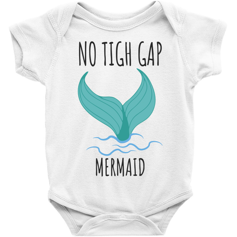 No Tigh Gap Mermaid Funny Women's Baby Bodysuit | Artistshot