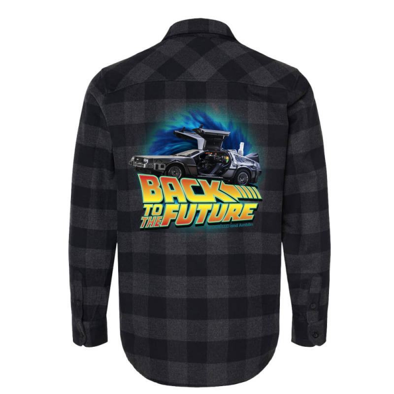 Back To The Future Movie. Delorean In Time Flannel Shirt by salayobatrazf | Artistshot