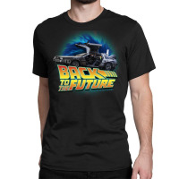 Back To The Future Movie. Delorean In Time Classic T-shirt | Artistshot