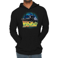 Back To The Future Movie. Delorean In Time Lightweight Hoodie | Artistshot