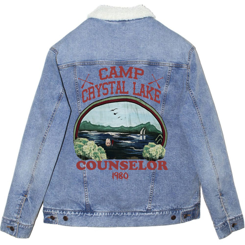 Camp Crystal Lake Counselo Perfect Gift Unisex Sherpa-lined Denim Jacket | Artistshot