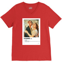 Titanic (1997) Alternative Film Poster V-neck Tee | Artistshot