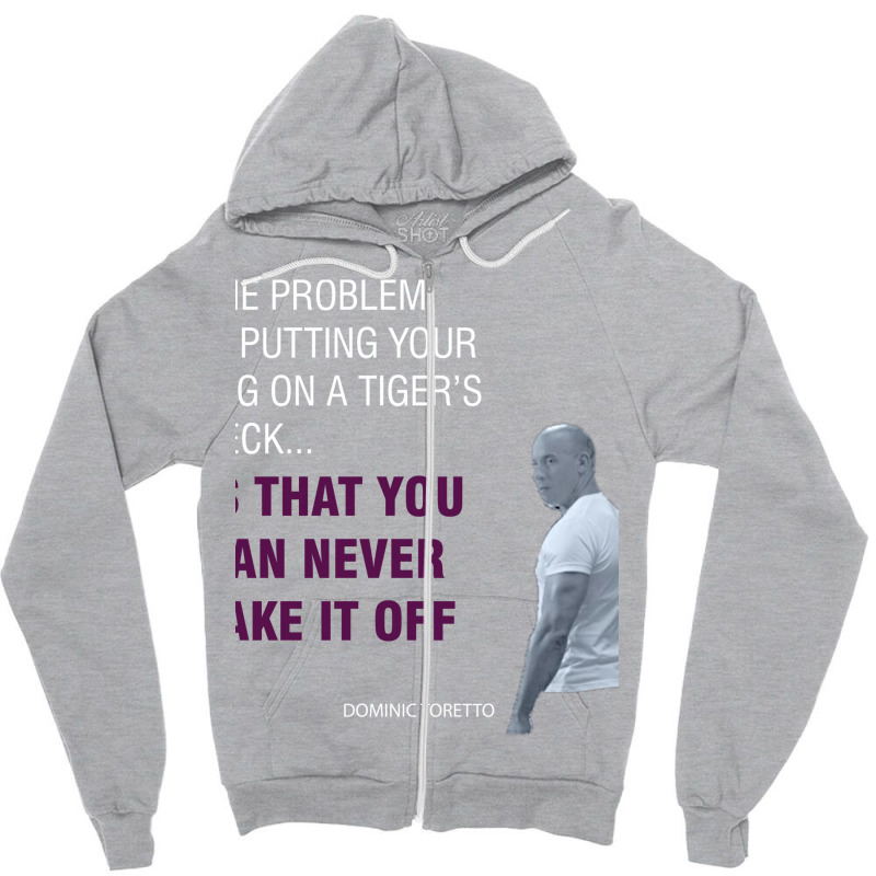 Dominic Toretto Zipper Hoodie by mbipehrestom9 | Artistshot