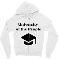 University Of The People Zipper Hoodie | Artistshot