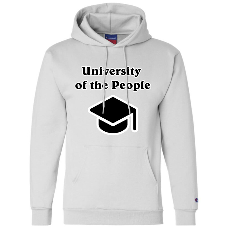 University Of The People Champion Hoodie by MIVANVORST | Artistshot