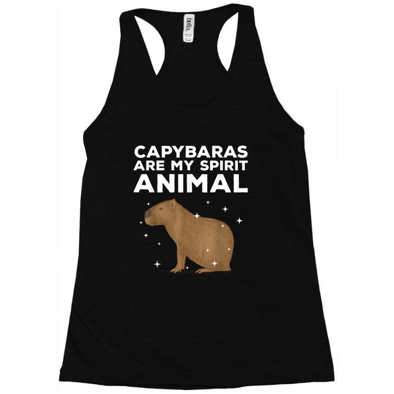 Cool Capybara For Men Women Rodent Spirit Animal Zoologist Racerback Tank by ChristopherCharlesWilliamson | Artistshot