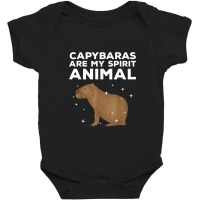 Cool Capybara For Men Women Rodent Spirit Animal Zoologist Baby Bodysuit | Artistshot