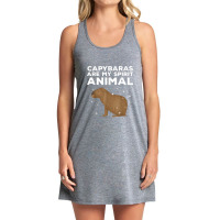 Cool Capybara For Men Women Rodent Spirit Animal Zoologist Tank Dress | Artistshot