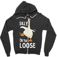 Silly Goose On The Loose T Shirt Zipper Hoodie | Artistshot