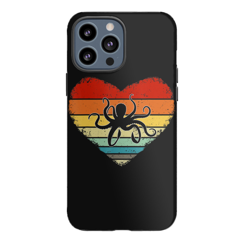 Trending Vintage Heart Octopus Valentine's Day For Him Her Iphone 13 Pro Max Case | Artistshot