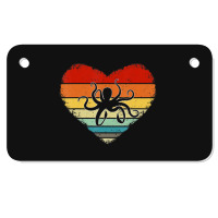 Trending Vintage Heart Octopus Valentine's Day For Him Her Motorcycle License Plate | Artistshot