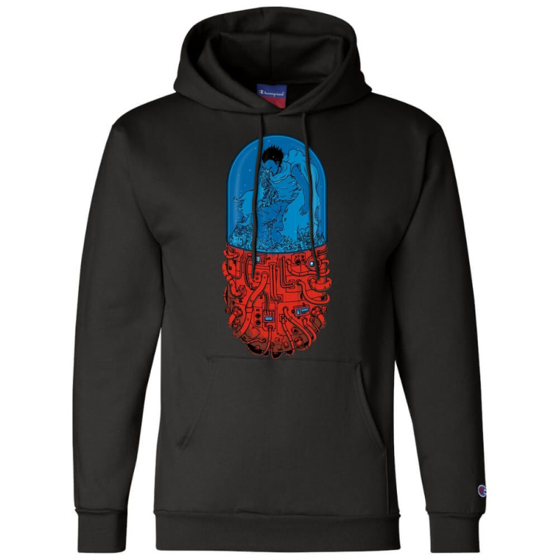 Medicine Red Blue Champion Hoodie | Artistshot