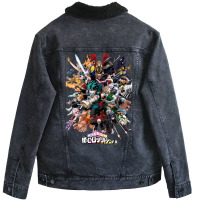 Class 1 A Heroes Unisex Sherpa-lined Denim Jacket | Artistshot