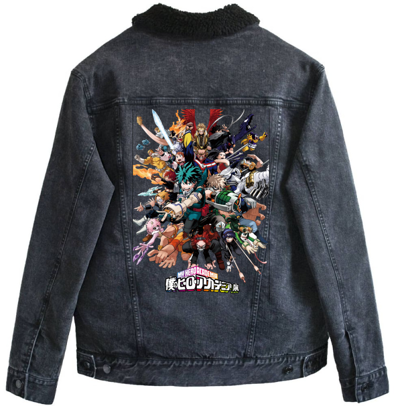 Class 1 A Heroes Unisex Sherpa-Lined Denim Jacket by salayobatrazf | Artistshot