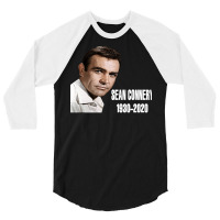 Poster Gift Sean Connery Art 3/4 Sleeve Shirt | Artistshot