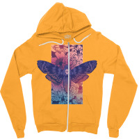 Death Moth Zipper Hoodie | Artistshot