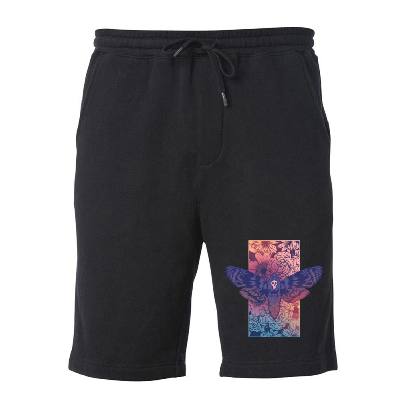 Death Moth Fleece Short | Artistshot