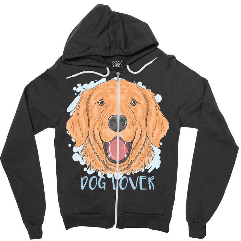 Golden Retriever T Shirt Golden Retriever Dog Zipper Hoodie | Artistshot