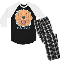 Golden Retriever T Shirt Golden Retriever Dog Men's 3/4 Sleeve Pajama Set | Artistshot