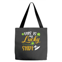 Surfing St Patricks Day T  Shirt Surfing This Is My Lucky Shirt St Pat Tote Bags | Artistshot