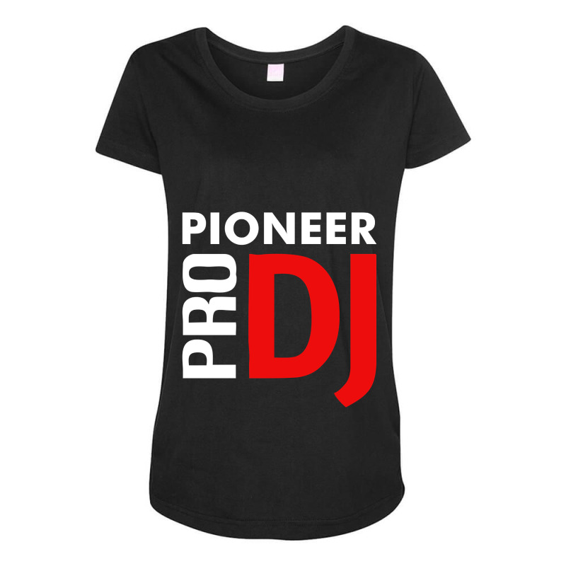 Pioneer Dj Pro Maternity Scoop Neck T-shirt by ClaytonPaulToquero | Artistshot