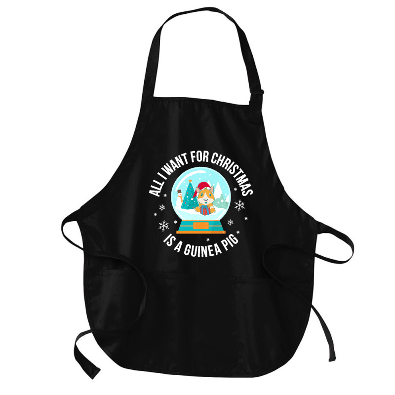 Guinea Pig T  Shirt Guinea Pig Funny Christmas Gift T  Shirt Medium-length Apron | Artistshot