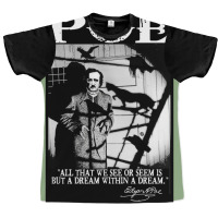 Edgar Allan Poe Graphic T-shirt | Artistshot