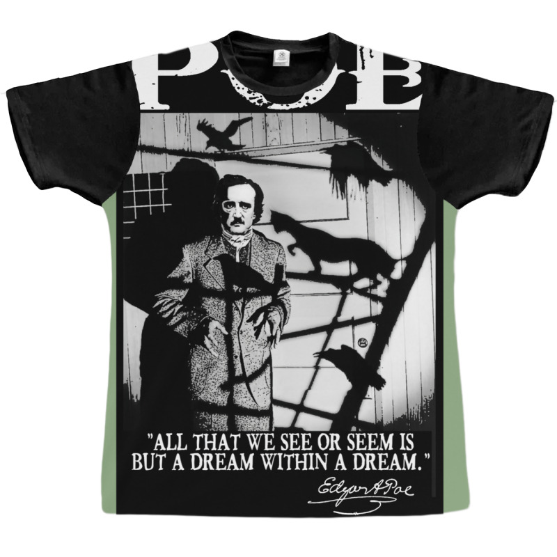 Edgar Allan Poe Graphic T-shirt by salayobatrazf | Artistshot