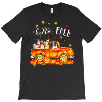 Hello Fall Frenchie In Car Autunm T  Shirt Frenchie Hello Fall   Frenc T-shirt | Artistshot