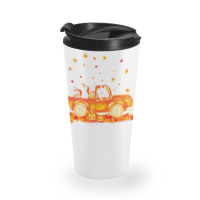 Hello Fall Frenchie In Car Autunm T  Shirt Frenchie Hello Fall   Frenc Travel Mug | Artistshot