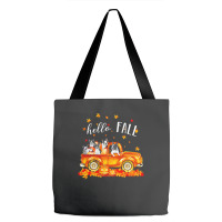 Hello Fall Frenchie In Car Autunm T  Shirt Frenchie Hello Fall   Frenc Tote Bags | Artistshot