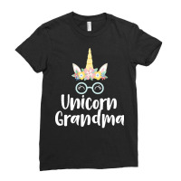 Unicorn Grandma T  Shirt Unicorn Grandma Magical Grandmother Appreciat Ladies Fitted T-shirt | Artistshot