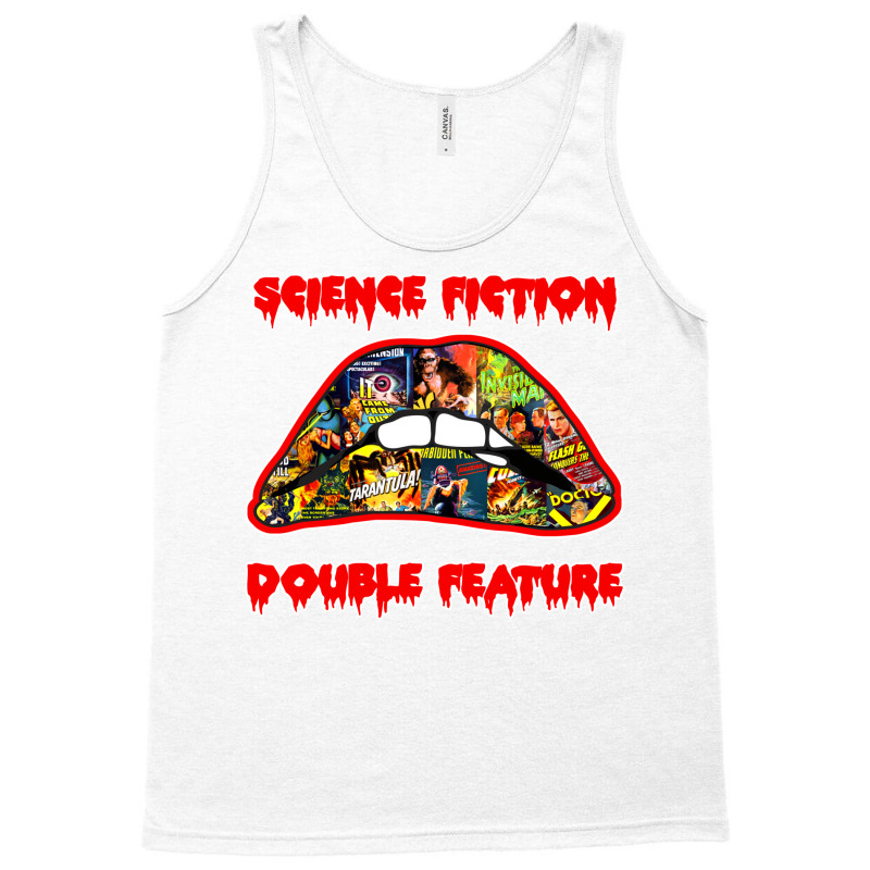 Science Fiction  Double Feature (lips! Lips!! Lips!!!) Tank Top | Artistshot