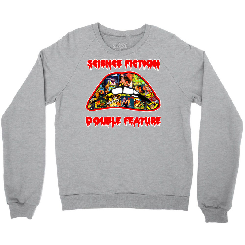 Science Fiction  Double Feature (lips! Lips!! Lips!!!) Crewneck Sweatshirt | Artistshot