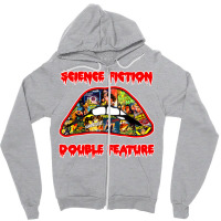 Science Fiction  Double Feature (lips! Lips!! Lips!!!) Zipper Hoodie | Artistshot