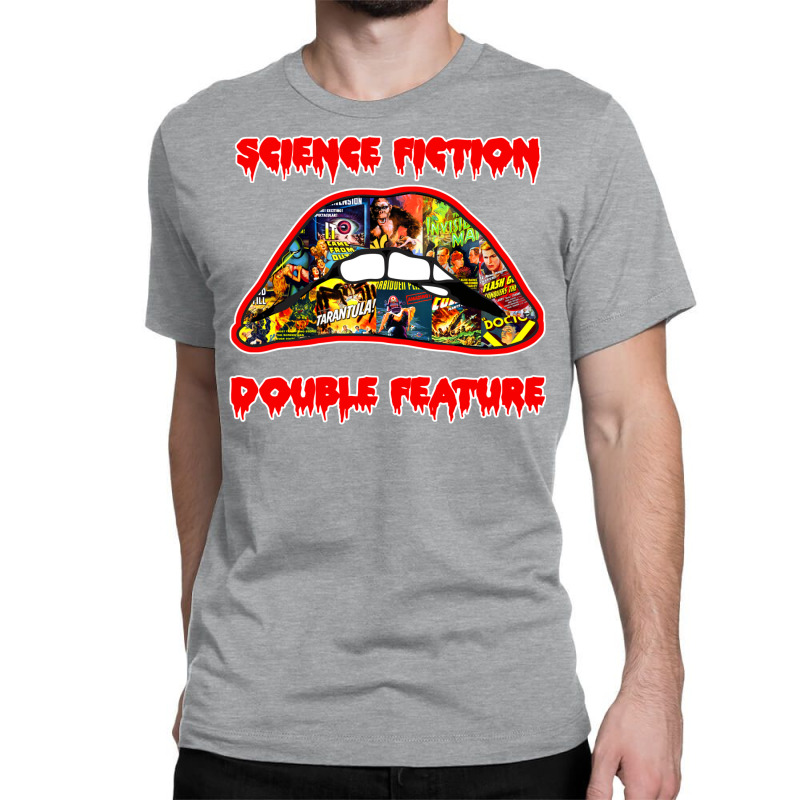 Science Fiction  Double Feature (lips! Lips!! Lips!!!) Classic T-shirt | Artistshot