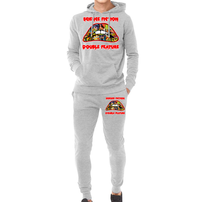 Science Fiction  Double Feature (lips! Lips!! Lips!!!) Hoodie & Jogger Set | Artistshot