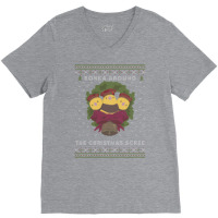 Ronka Around Ugly Christmas Sweater   Xiv V-neck Tee | Artistshot