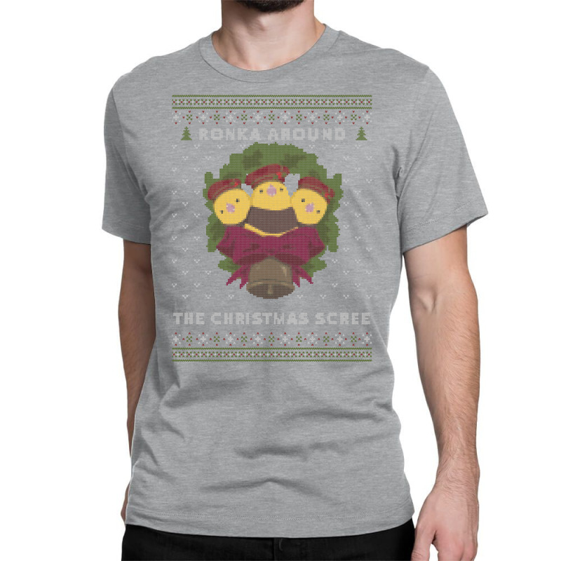 Ronka Around Ugly Christmas Sweater   Xiv Classic T-shirt by actheguisaob | Artistshot