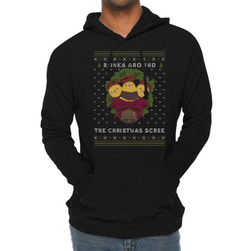 Ronka Around Ugly Christmas Sweater   Xiv Lightweight Hoodie by actheguisaob | Artistshot