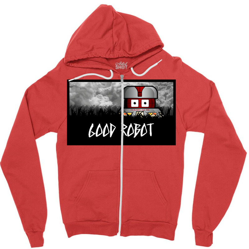 Good Robot Zipper Hoodie | Artistshot