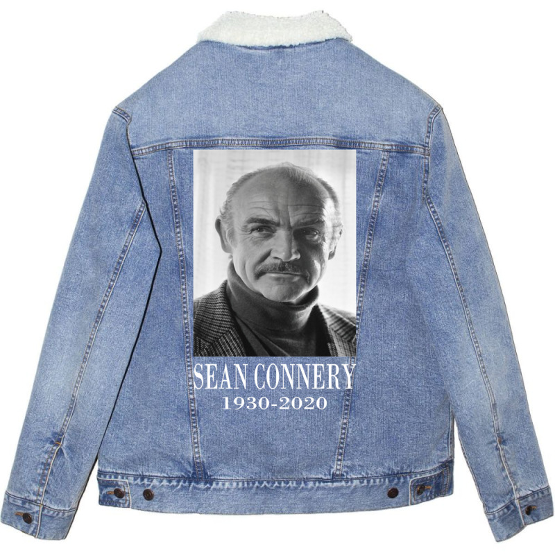 Sean Connery Bond Funny Gifts Unisex Sherpa-Lined Denim Jacket by actheguisaob | Artistshot